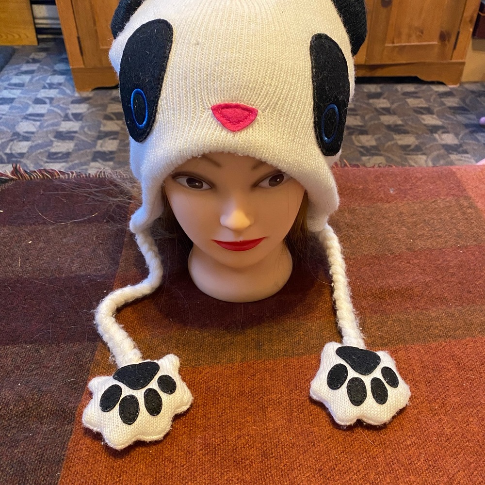 Kids panda hat